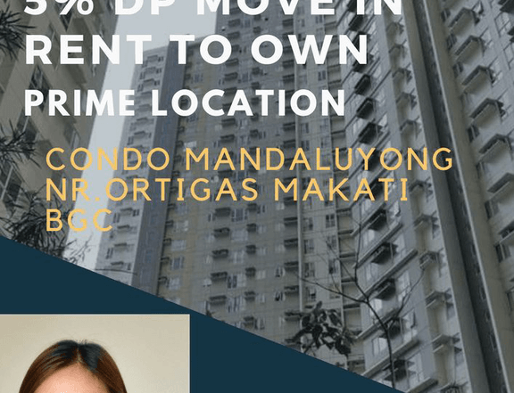 2 Bedroom 50sqm Movein Rent to Own Condo for Sale in Boni Mandaluyong