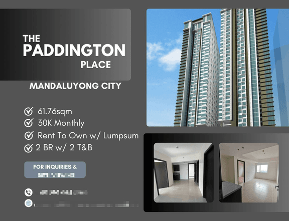 2 BedroomCondo in Shaw Mandaluyong Rent To Own No DP near Megamall