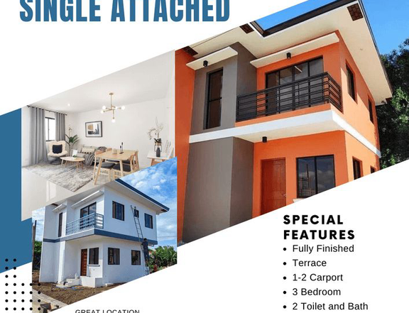 3-Bedroom Single Attached House For Sale in San Mateo Rizal