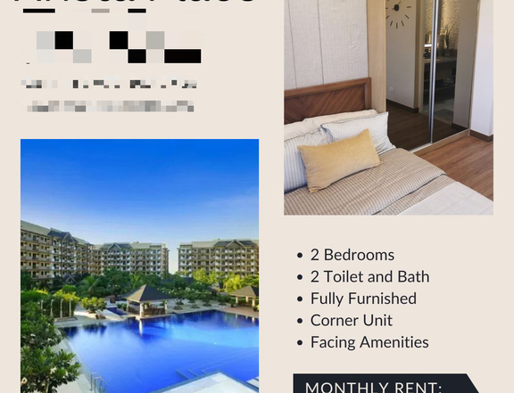 2BR Condo for Rent in Arista Place Paranaque near NAIA