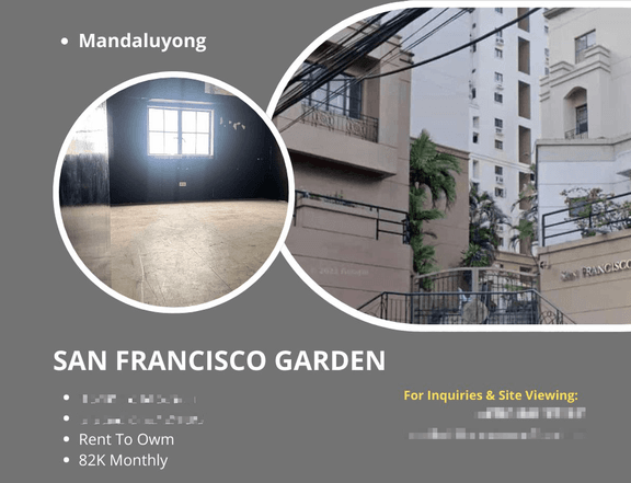 3 BR Condo in Mandaluyong Rent To Own No Down Payment 164K To Move In