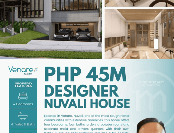 Designer House with 4 Beds & 4 Baths in Nuvali