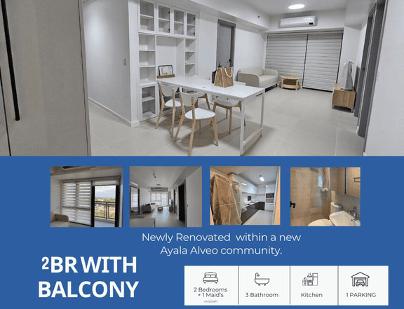 FOR LEASE BRAND NEW 2 BEDROOM UNIT IN ALABANG