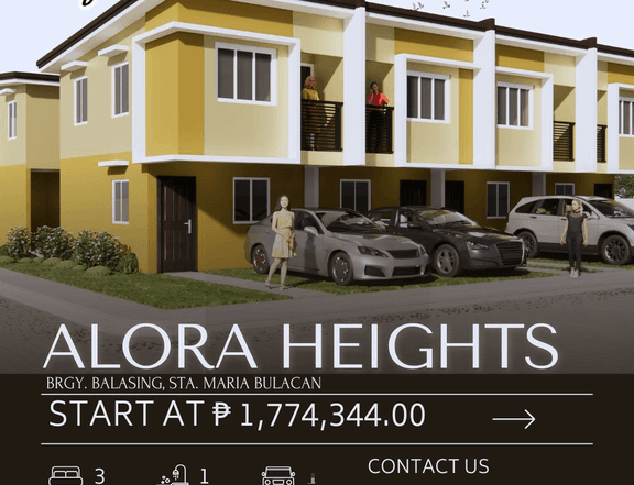 3-bedroom Townhouse For Sale in Santa Maria Bulacan