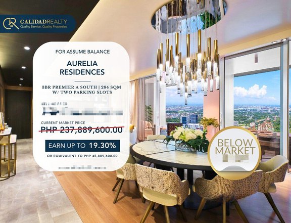 The Aurelia Residences Pre Selling Condo Unit 3BR For Sale - BMP0046