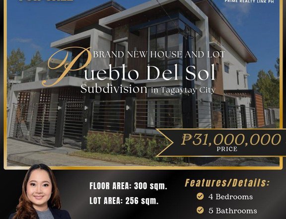 Brand New House and Lot in Pueblo Del Sol for Sale in Tagaytay City