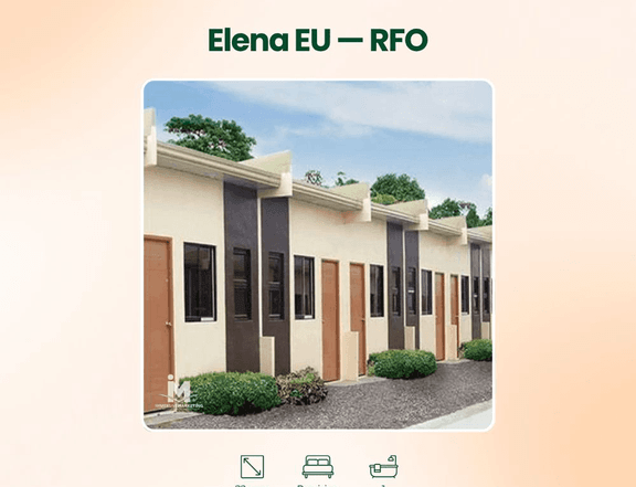 Ready For Occupancy Studio-like Rowhouse For Sale in Digos Davao Del Sur