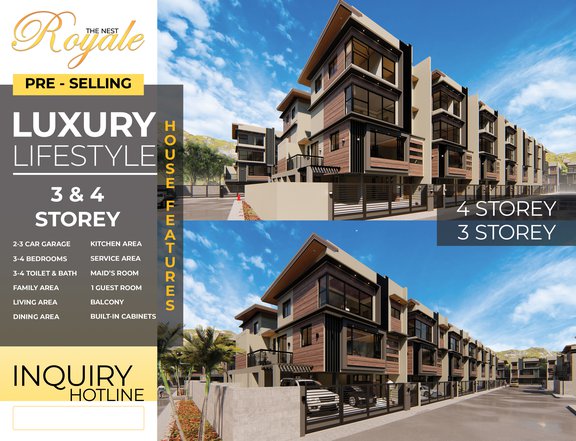 PRE-SELLING 3 STOREY 3 BEDROOMS LUXURY TOWNHOUSE AT CAINTA, RIZAL