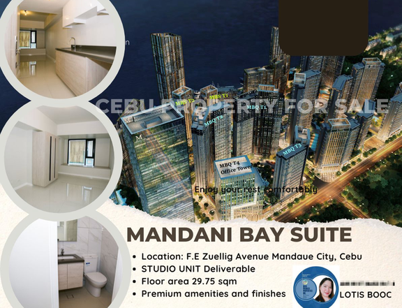 29.75 sqm Studio Condo For Sale in Mandani Bay Mandaue Cebu