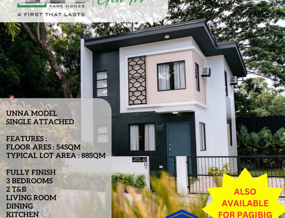 Single Attached, 3 Bedroom with Carport - General Trias Cavite