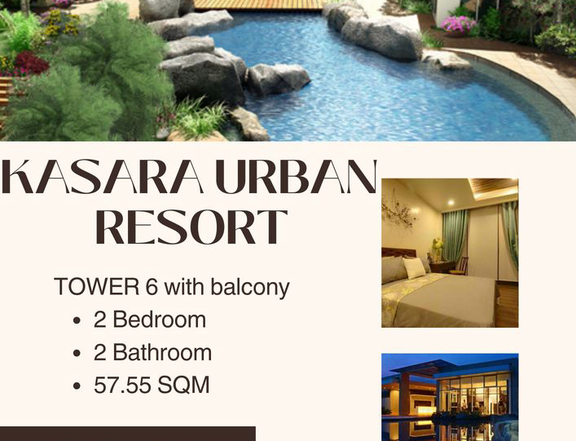 57.55 sqm 2-bedroom Condo For Sale in Pasig Metro Manila