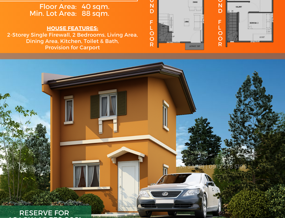 Affordable 2-Bedroom Unit with spacious lot area in Bulakan Bulacan