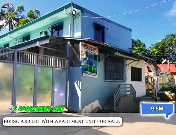 HOUSE AND LOT WITH APARTMENT UNIT FOR SALE