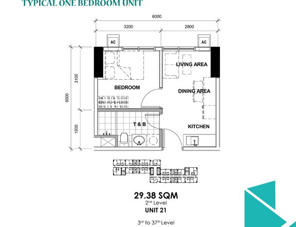 29.38 sqm 1-bedroom Condo For Sale in Pasig Metro Manila