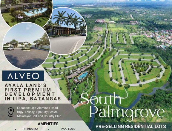 Premier Residential Lot For Sale in South Palmgrove by Alveo Land Lipa Batangas