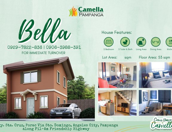 Camella Pampanga (Built To Sell)(5%Downpayment Only)