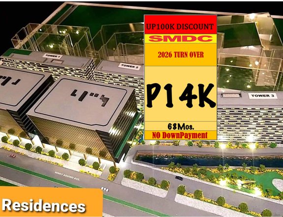 SMDC Gold Residences Condo for Sale in Parañaque City; Sucat