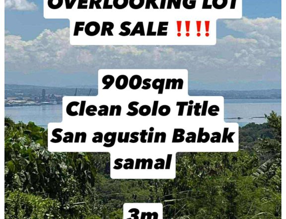 Overlooking Lot For Sale in Babak, Samal Island, Davao