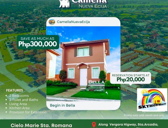 2 to 5 Bedrooms Single Attached Houses Foe Sale in Cabanatuan City