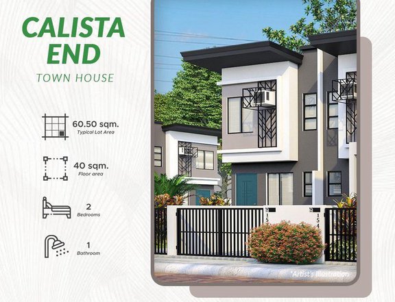 2 BR Townhouse For Sale in San Pablo Laguna with conceptive amenity