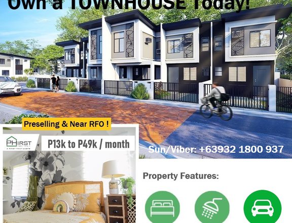 Calista Mid or End Townhouses in Gapan For Sale! Fully Finished