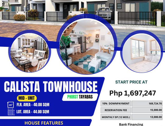 2 Bedroom Townhouse For Sale in Tayabas