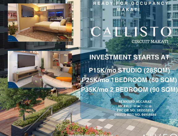 1-bedroom Condo Unit Rent-to-own IN MAKATI