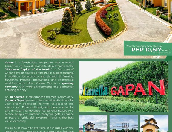 Lot for Sale in Camella Gapan - 121 sqm.