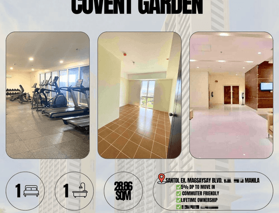 1 BEDROOM READY FOR OCCUPANCY|400K DP TO MOVE IN| NEAR CUBAO|ORTIGAS|BGC