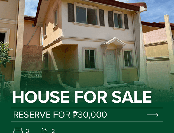 3-Bedroom House and Lot for Sale in Davao City