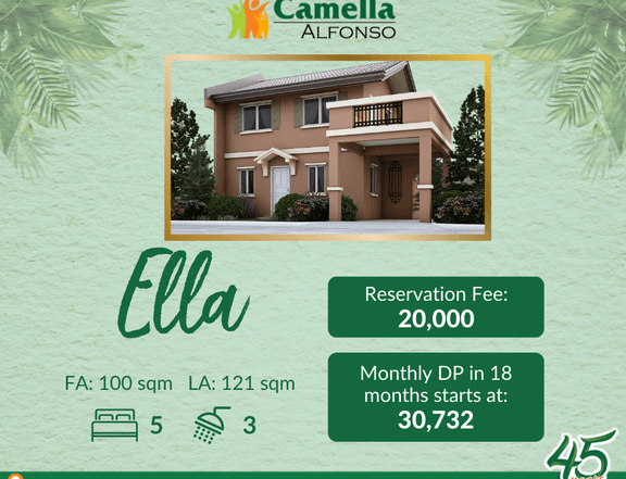 5BR House For Sale near Tagaytay - Investment starts at 30K