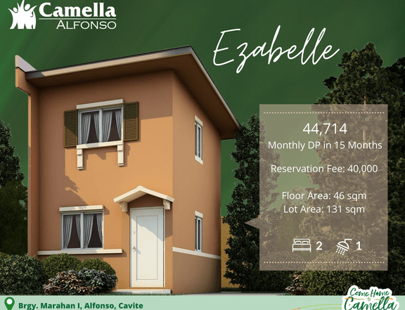 2BR House and Lot in Cavite (Camella Alfonso - Ezabelle LA 131 sqm)