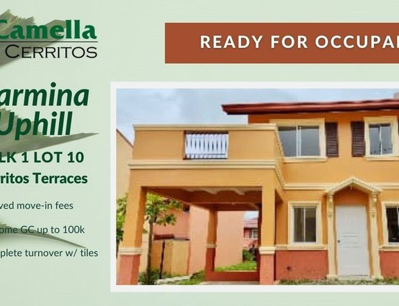 READY FOR OCCUPANCY HOUSE AND LOT IN BACOOR CAVITE