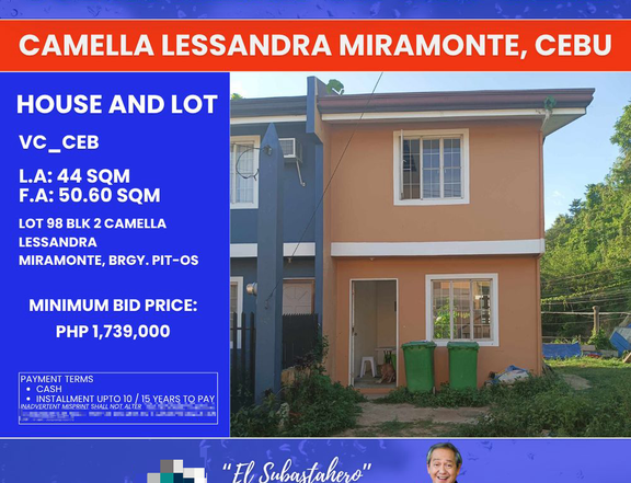Foreclosed  House and Lot For Sale in Cebu City