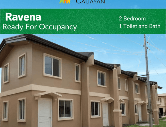 House and lot in Cauayan- Ravena RFO 2 Bedroom BIG DISCOUNT