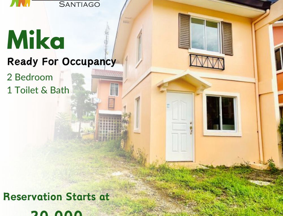 House and lot in Batal Santiago City, Mika 2 Bedroom RFO unit