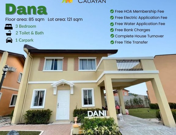 House and lot in Cauayan City- Preselling Dana 4 Bedroom