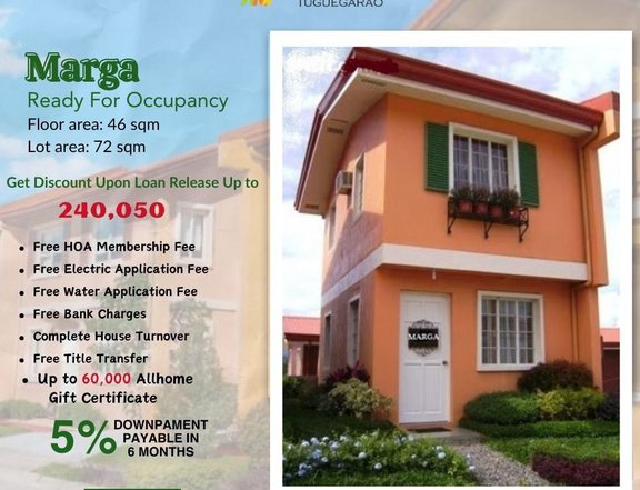 House and lot in tuguegarao City- Marga 2 Br