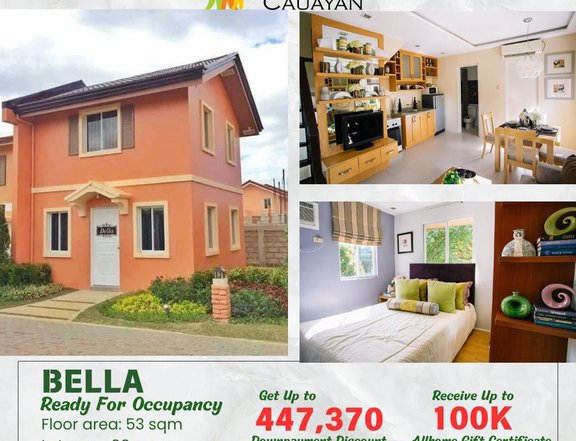 Bella RFO 2 Bedroom and 2 Toilet and bath with 447,370 DP Discount