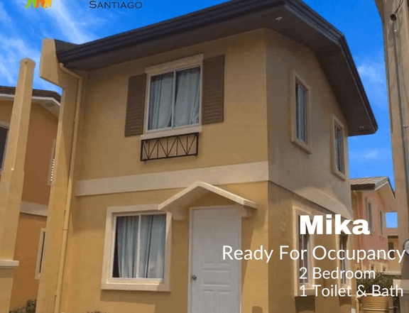 Ready For Occupancy Mika 2 BR-RENT TO OWN House & lot in Santiago City