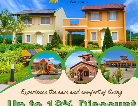 House and lot in Santiago city- Up to 18% Discount