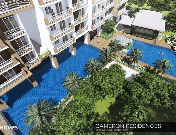 Resort-Inspired 1-Bedroom Condo at Cameron Residences in Quezon City near Ayala Malls Cloverleaf