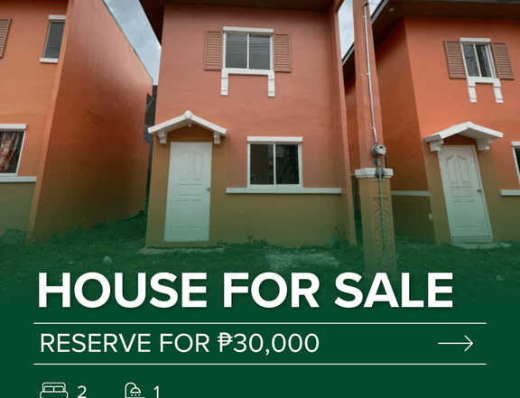 2-Bedroom House and Lot For Sale in Tagum