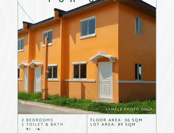 Ready For Occupancy 2-bedroom Townhouse For Sale in Davao City