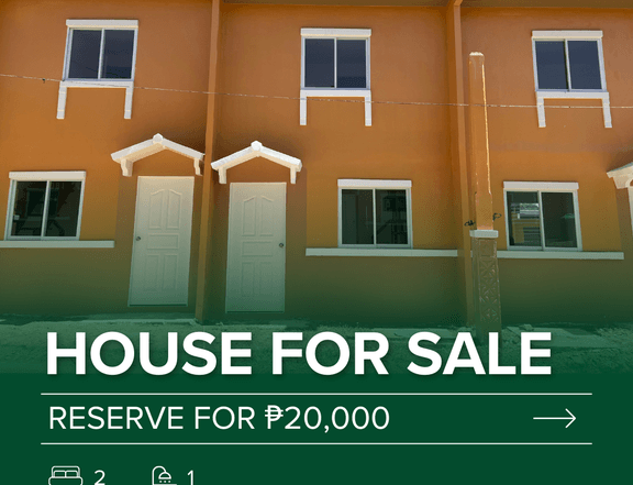 2-Bedroom Townhouse for Sale in Davao City