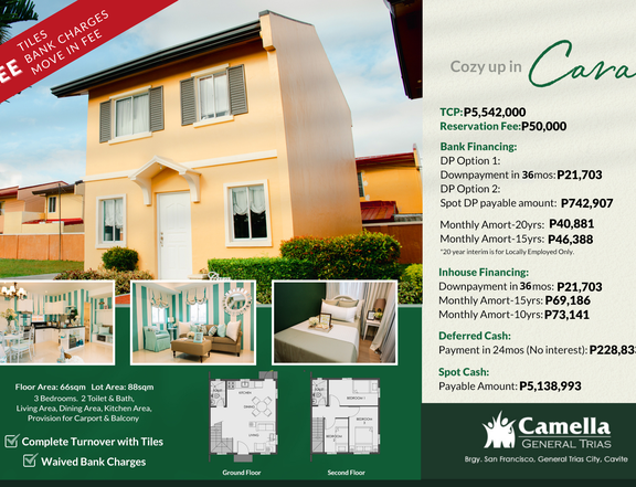 Pre-Selling | Near Metro Manila | Camella in Cavite