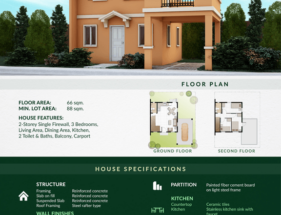 Preselling 3BR, 2TB House in Binangonan Rizal for Sale