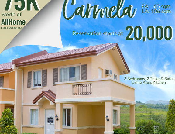 3 Bedroom RFO unit in Camella Bulakan Phase 2