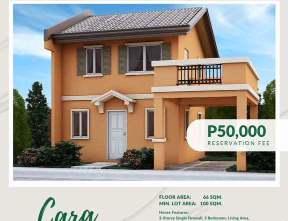 3 BR House and Lot For Sale in Cavite - Cara