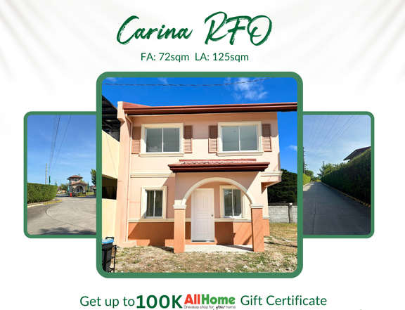 Carina 4BR House and Lot For Sale in San Juan Batangas